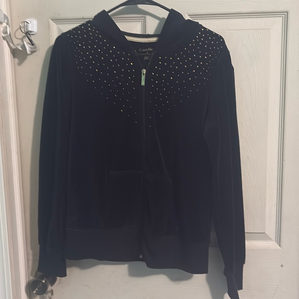 Bedazzled zip up